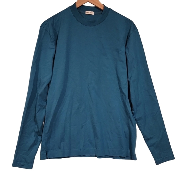 Son Of A‎ Tailor Custom Supima Cotton Blue Long Sleeve Shirt Men's sz Large - Picture 2 of 9